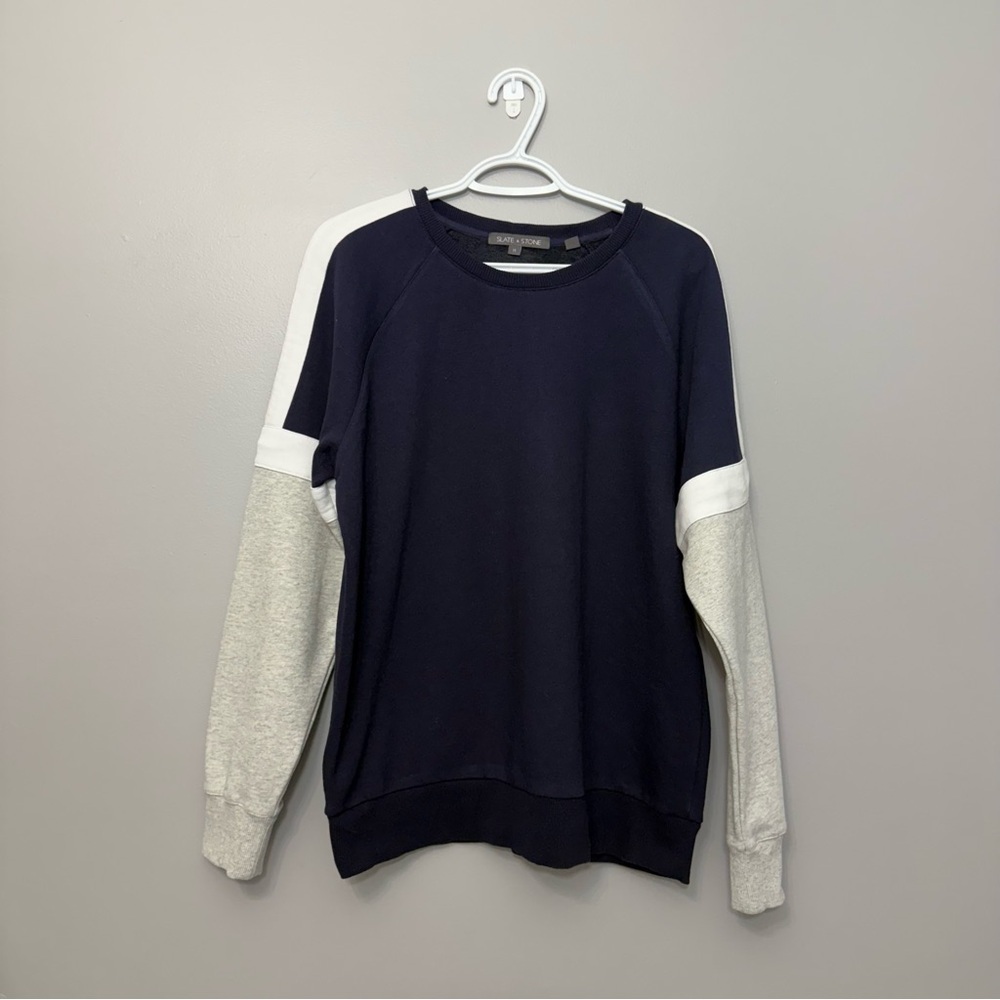SLATE & STONE Brett Raglan Men's Sweatshirt Size M